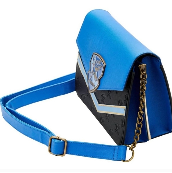 LOUNGEFLY | Harry Potter Ravenclaw House Chain Strap Crossbody Bag, BRAND NEW! - Picture 5 of 15